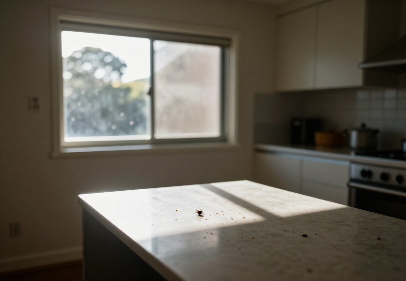 Rodent nest in a Homebush wall cavity before pest control